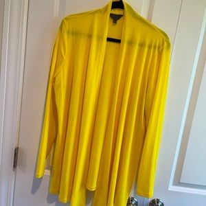 Yellow Cardigan Sweater